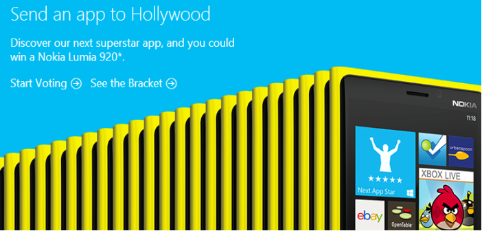 Elige la mejor App de Tv y participa en el sorteo de un Nokia Lumia 920 cada día