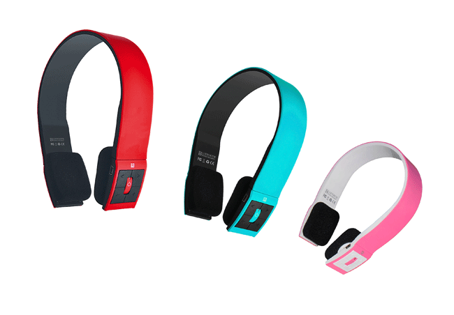 Auriculares muy coloridos de Naical para escuchar música en estéreo y hablar por teléfono