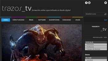 Trazos_TV: la primera plataforma de videoformación online en español especializada en diseño digital