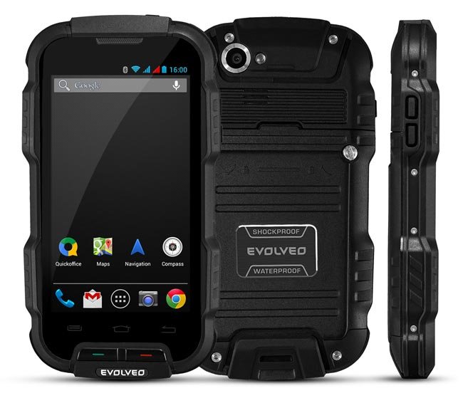 EVOLVEO StrongPhone Q4 ,el primer teléfono resistente a prueba de agua de cuatro núcleos