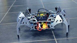 La primera araña robótica especial para lugares innacesibles o desastres fabricada en españa