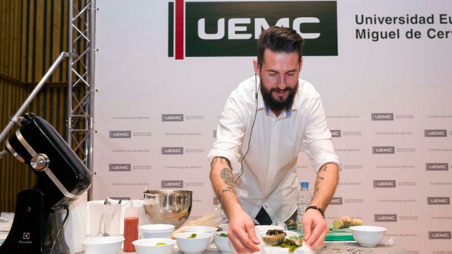 Masterclass del chef Peña sobre Tecnología e Innovación Alimentaria en la UEMC