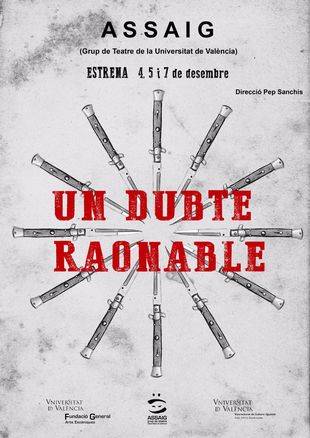 ASSAIG, Grup de Teatre de la Universitat de València estrena ‘Un dubte raonable’