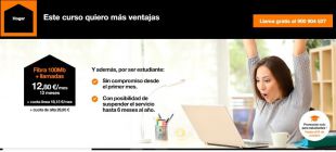 Orange lanza una oferta de fibra + llamadas para Universitarios