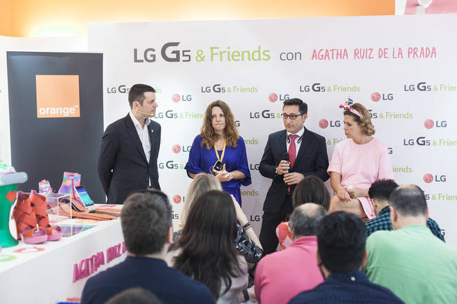 De la unión de LG, ORANGE y Ágatha Ruíz de la Prada nace el LG G5 rosa