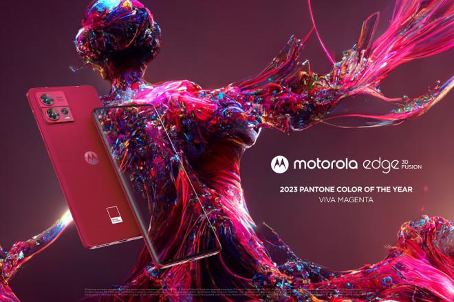 El color Pantone del 2023, Viva Magenta, y Motorola ya lo tiene en el Edge 30 Fusion