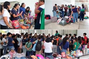 Universidad Veracruzana habilita centros de acopio para damnificados