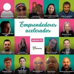 16 emprendedores logran acreditación en la edición 110 de mentorDay y reciben apoyo personalizado