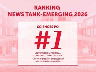 Sciences Po se posiciona como líder en el ranking News Tank-Emerging 2026