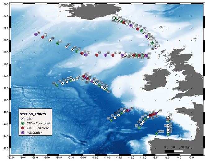 Estudio sobre el impacto de las aguas mediterráneas en la corriente del Atlántico norte