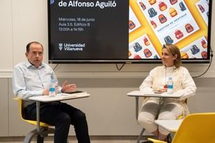 Coloquio en la Universidad Villanueva sobre el libro "Cuestión de identidad" de Alfonso Aguiló