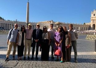 Profesores de Derecho de la Universidad Villanueva asisten al Jubileo de Juristas en Roma