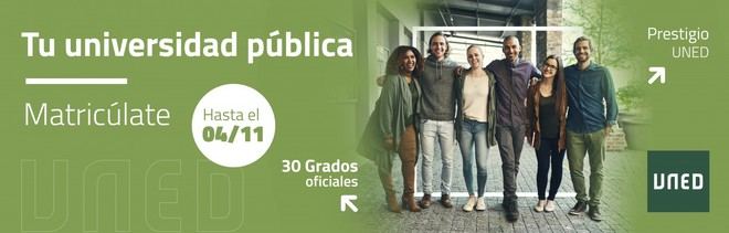 La UNED extiende el plazo de matrícula para sus programas académicos