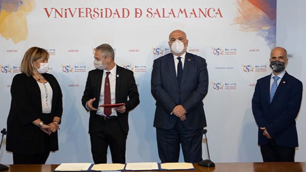 La USAL y ENUSA firman un acuerdo de colaboración para la promoción de la investigación y la divulgación científico-cultural