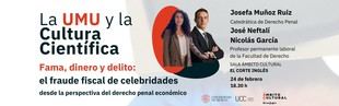 Charla sobre crímenes fiscales de celebridades en la UMU