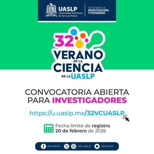 Convocatoria abierta para investigadores en el Verano de la Ciencia 32