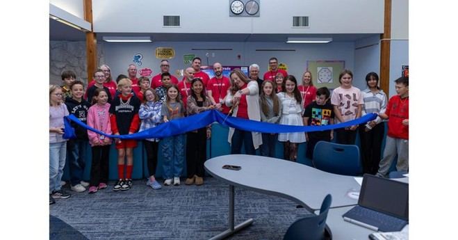 Inauguración del nuevo SmartLab en Milliken Intermediate School