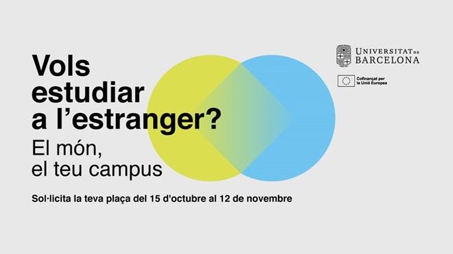 Convocatoria abierta para estudiar o hacer prácticas en el extranjero
