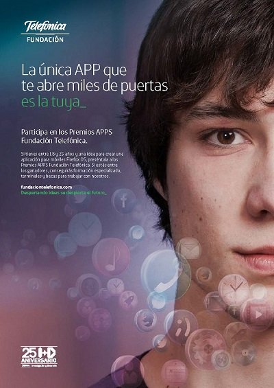 Fundación Telefónica y TUENTI buscan jóvenes para el diseño de apps móviles en Firefox OS