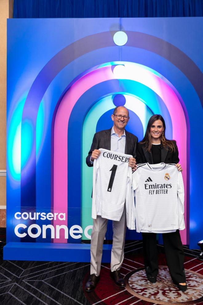 Jeff Maggioncalda deCoursera y Laura Planells de Linking Education