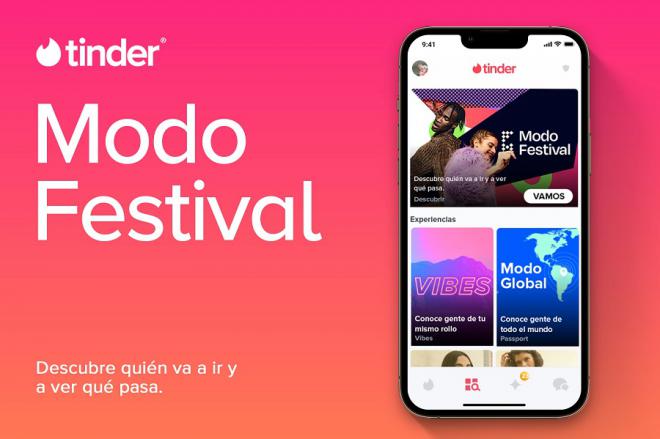 Tinder lanza el Modo Festival, el amor de tu vida en tu festival favorito