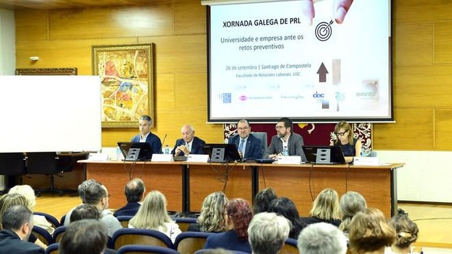 Xornada Galega de PRL destaca la colaboración entre universidades y empresas en prevención laboral