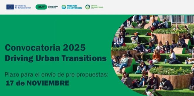 Convocatoria 2025 del Partenariado europeo DUT para proyectos urbanos sostenibles