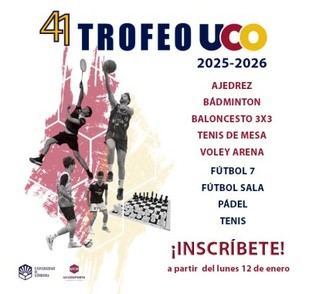 Abren inscripciones para el 41 Trofeo UCO