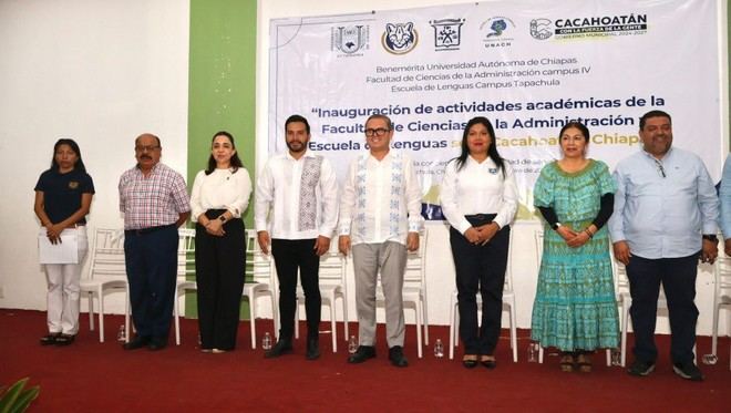 Inauguran nueva sede de la UNACH en Cacahoatán con carreras presenciales