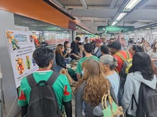 UAM lleva su acervo de mamíferos mexicanos al Metro para acercar la ciencia a los ciudadanos