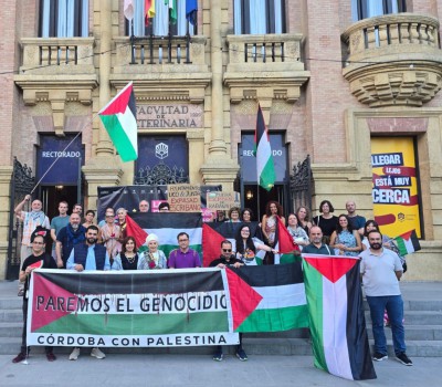 Acto de apoyo a Palestina en la Universidad de Córdoba