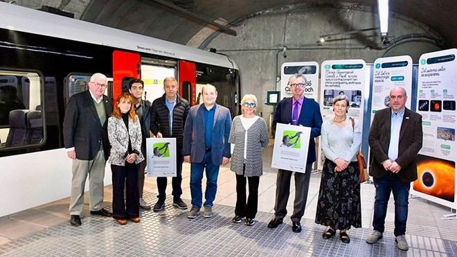 Inauguran tren en honor a la astrónoma Assumpció Català y Poch
