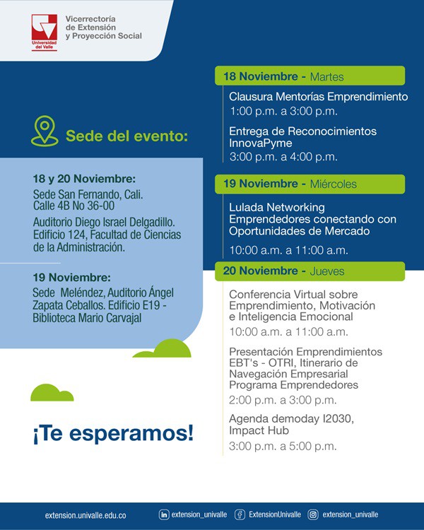 UV Ágora 2025 impulsa el emprendimiento en la Universidad del Valle