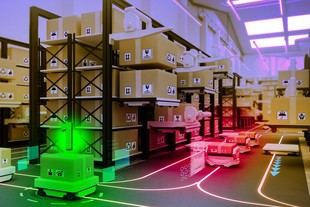 Sistema de IA optimiza el tráfico de robots en almacenes automáticos