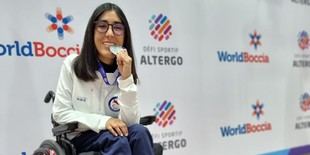 Alfonsina Urrejola logra plata histórica en la Copa del Mundo de Boccia