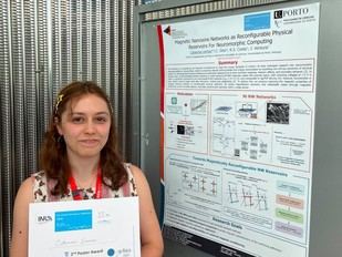 Catarina Lemos de la FCUP gana prestigioso premio en el primer workshop ibérico de magnetismo