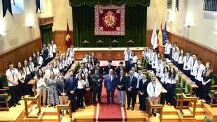 Cincuenta beneficiarios de las Bolsas Europa visitan la USC