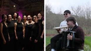 Actuación de Lina e Lola y Unto Vello en la Primavera Cultural de Lugo