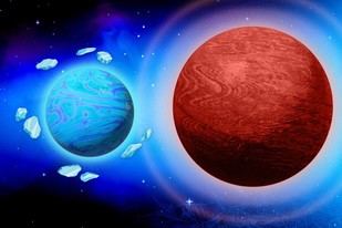 Descubren el origen de un inusual sistema planetario con un "Júpiter caliente" y una mini-Neptuno