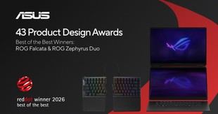 ASUS y ROG obtienen 43 premios Red Dot en diseño de producto 2026