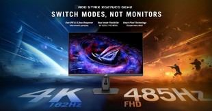 ASUS lanza monitores ROG Strix y TUF Gaming con tecnología Dual Mode