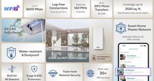 ASUS lanza el router ZenWiFi BD4 Outdoor para exteriores