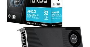 ASUS presenta la tarjeta gráfica Turbo Radeon AI Pro R9700 de 32GB