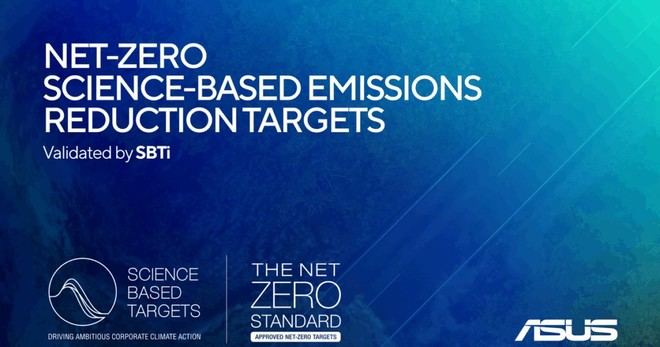 ASUS logra validación de sus objetivos de reducción de emisiones netas por parte de SBTi