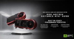 ASUS presenta la tarjeta gráfica ROG Matrix GeForce RTX 5090 por su 30 aniversario