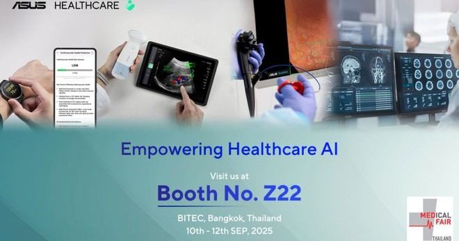 ASUS presenta soluciones de IA para el sector salud en la Feria Médica de Tailandia 2025