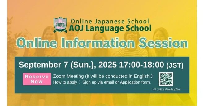 Escuela de Idioma Japonés Online Anuncia Segunda Sesión Informativa para el 7 de Septiembre de 2025