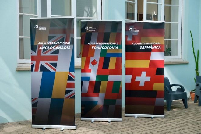 La ULPGC presenta tres nuevas aulas internacionales para fomentar el intercambio cultural