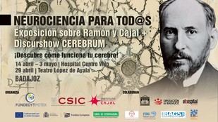 Badajoz lanza un programa de divulgación científica en neurociencia del 14 de abril al 3 de mayo
