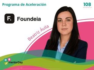 Beatriz Ávila triunfa en mentorDay con su SaaS Foundeia para emprendedores